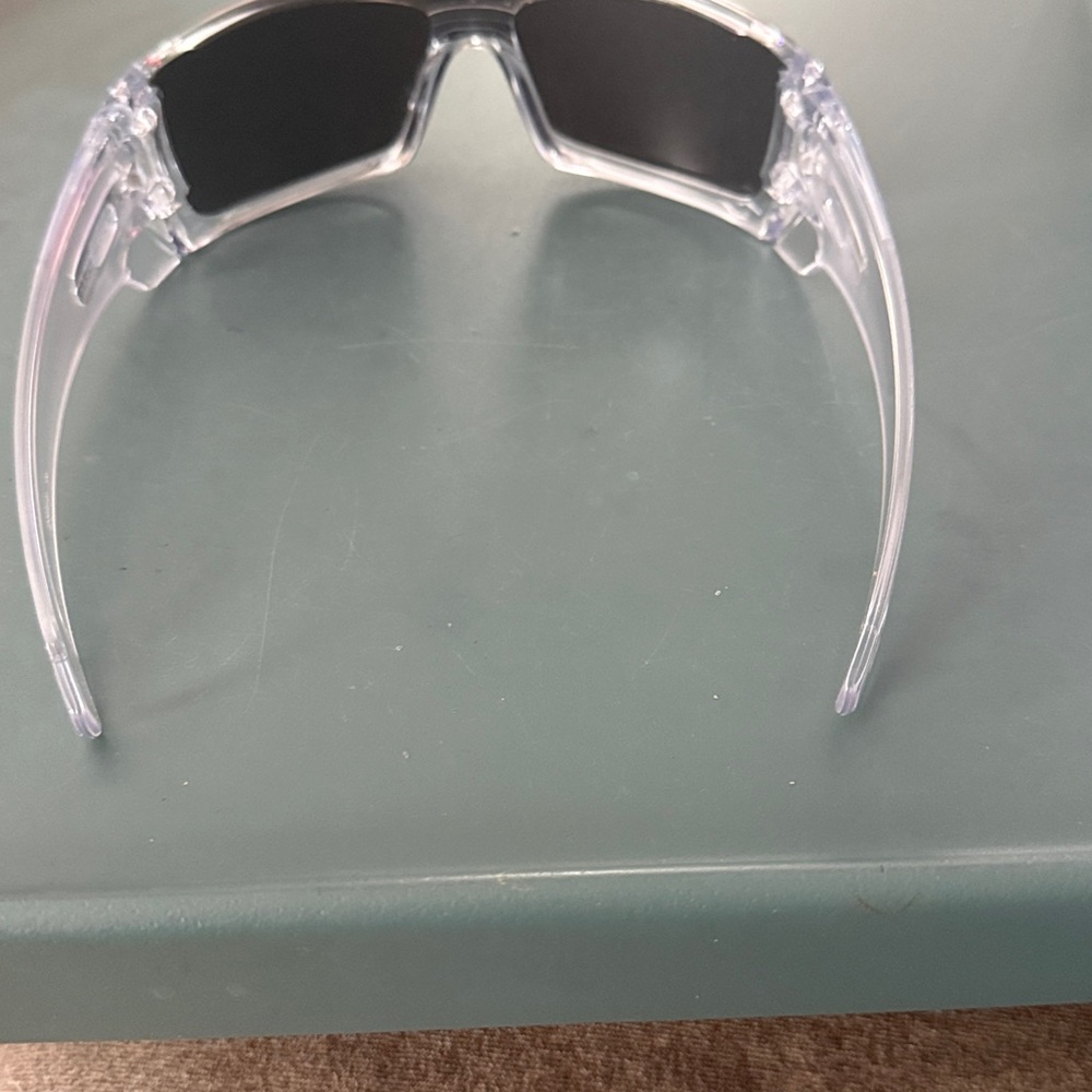 Oakley Clear Frame Black Lens sunglasses - Picture 3 of 7